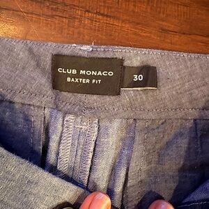 Club Monaco Baxter Fit Blue Shorts